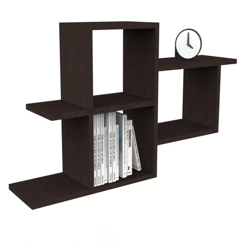 East Urban Home 3 Piece Cube Shelf with Adjustable Shelves Wayfair